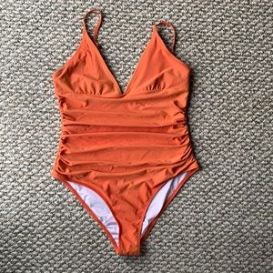 Coral swimsuit